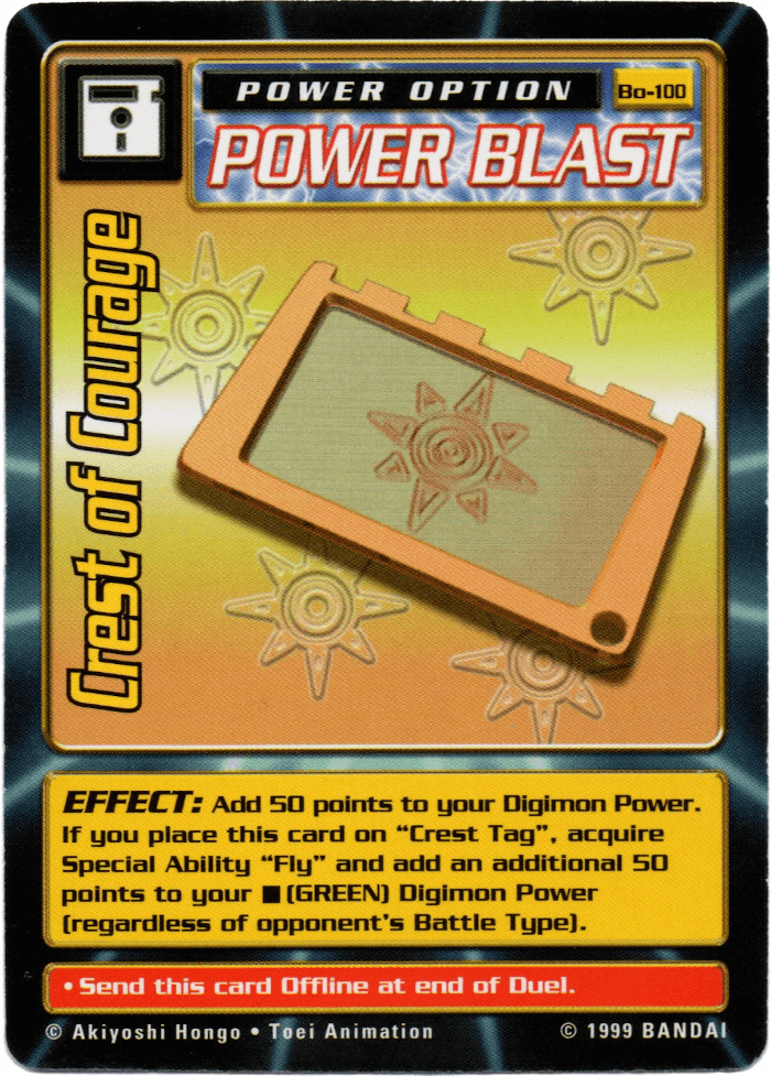 Digimon Digi-Battle Booster Set 2 Crest of Courage - BO-100 Card Thumbnail