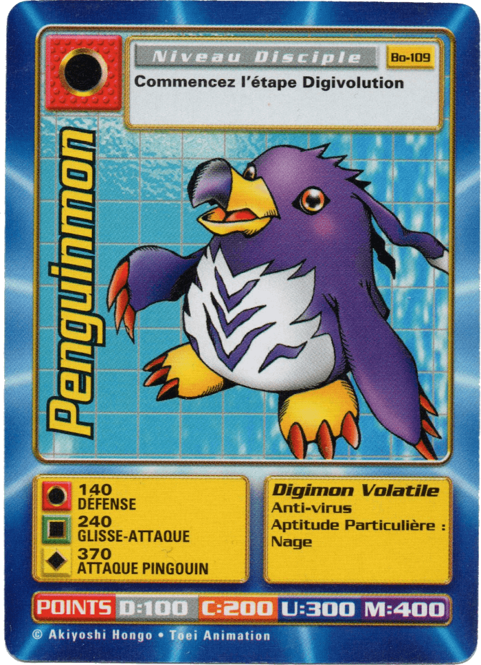 Digimon Digi-Battle French Booster Set 3 Penguinmon - BO-109 Card Thumbnail
