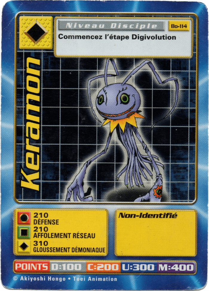 Digimon Digi-Battle French Booster Set 3 Keramon - BO-114 Card Thumbnail