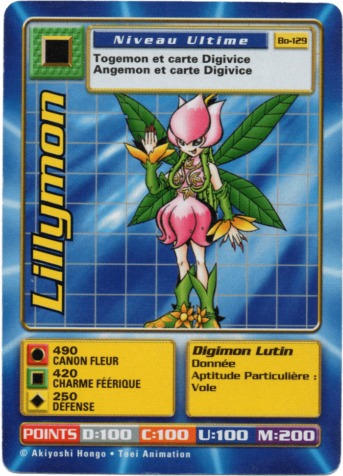 Digimon Digi-Battle French Booster Set 3 Lillymon - BO-129 Card Thumbnail