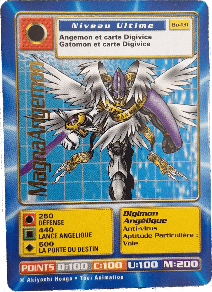 Digimon Digi-Battle French Booster Set 3 MagnaAngemon - BO-131 Card Thumbnail