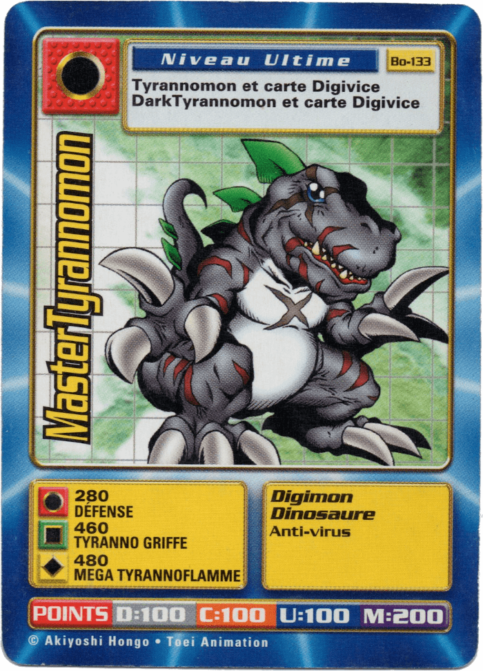 Digimon Digi-Battle French Booster Set 3 MasterTyrannomon - BO-133 Card Thumbnail