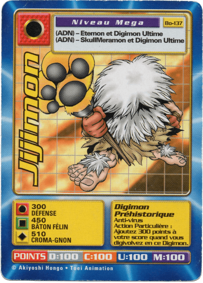 Digimon Digi-Battle French Booster Set 3 Jijimon - BO-137 Card Thumbnail