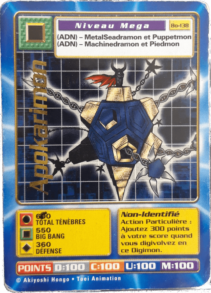Digimon Digi-Battle French Booster Set 3 Apokarimon - BO-138 Card Thumbnail