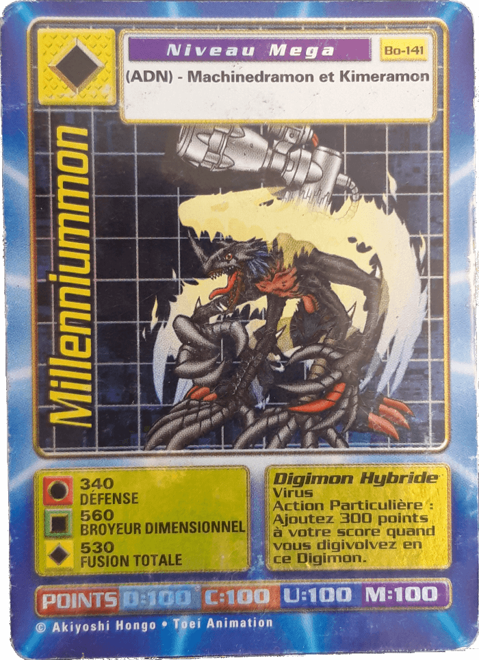Digimon Digi-Battle French Booster Set 3 Millenniummon - BO-141 Card Thumbnail