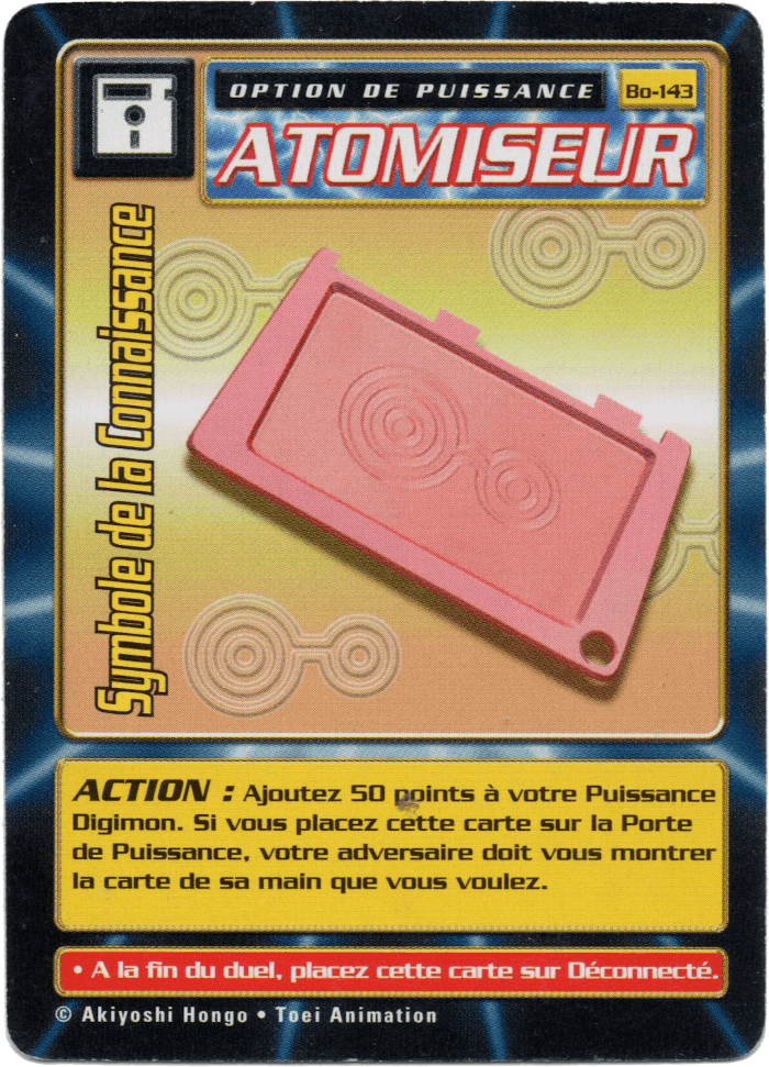 Digimon Digi-Battle French Booster Set 3 Symbol of Knowledge - BO-143 Card Thumbnail