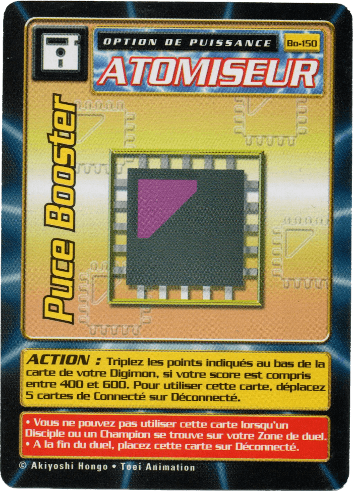 Digimon Digi-Battle French Booster Set 3 Booster Chip - BO-150 Card Thumbnail