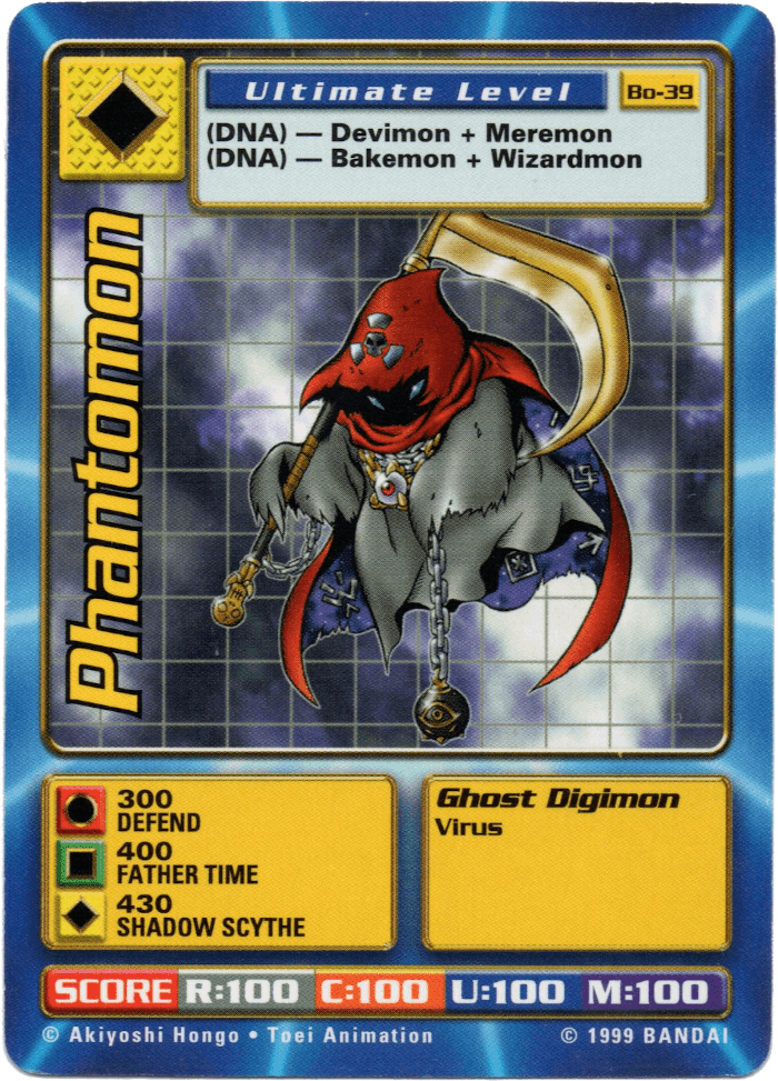 Digimon Digi-Battle Booster Set 1 Phantomon - BO-39 Card Thumbnail