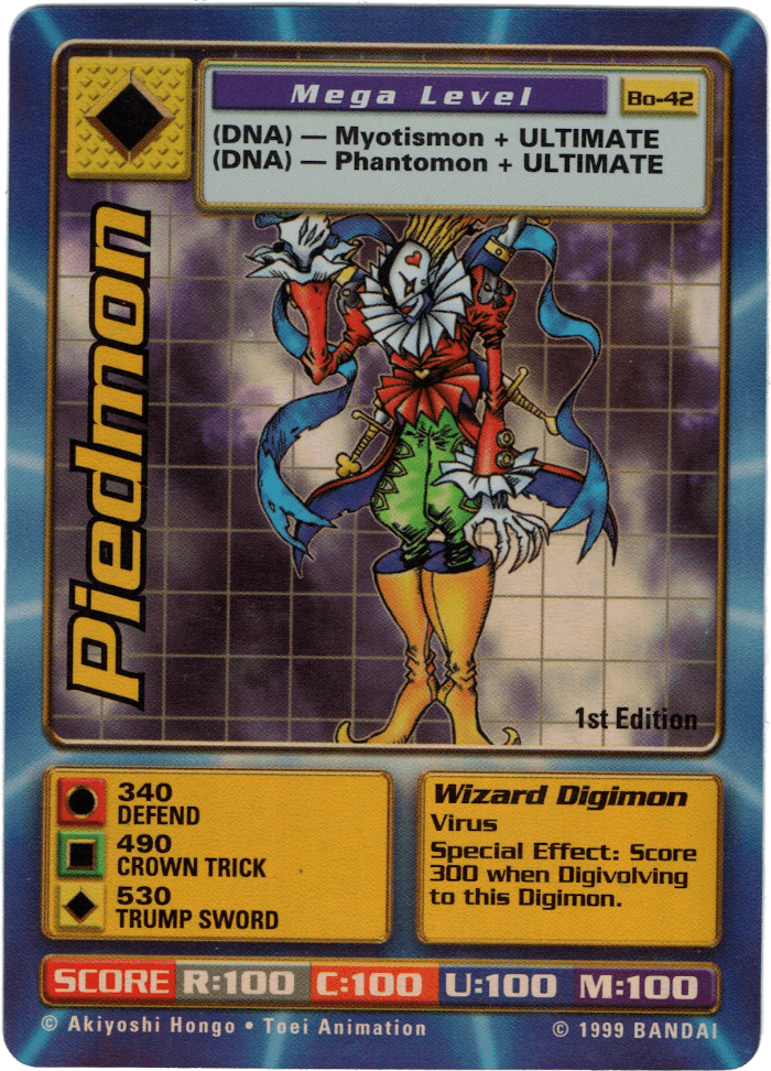 Digimon Digi-Battle Booster Set 1 Piedmon - BO-42 Card Thumbnail