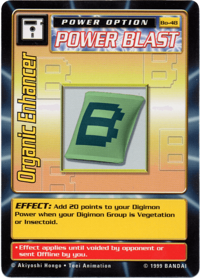 Digimon Digi-Battle Booster Set 1 Organic Enhancer - BO-48 Card Thumbnail