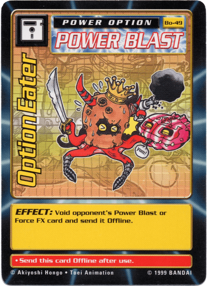 Digimon Digi-Battle Booster Set 1 Option Eater - BO-49 Card Thumbnail