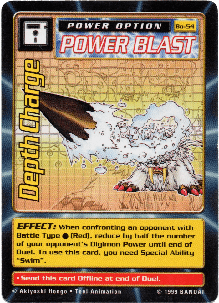 Digimon Digi-Battle Booster Set 1 Depth Charge - BO-54 Card Thumbnail