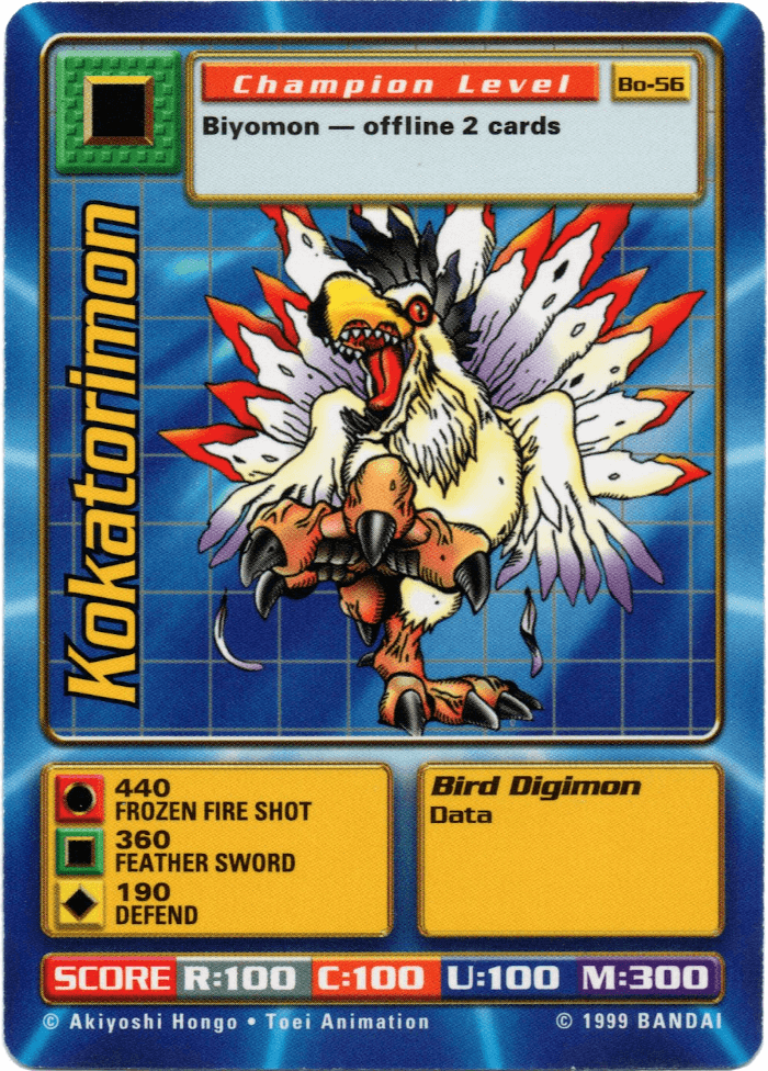 Digimon Digi-Battle Booster Set 2 Kokatorimon - BO-56 Card Thumbnail