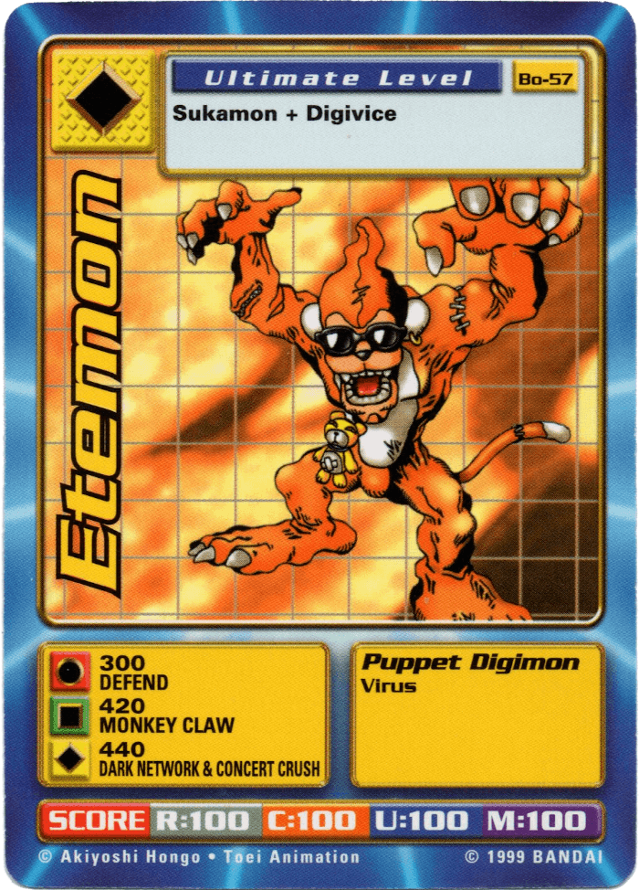 Digimon Digi-Battle Booster Set 2 Etemon - BO-57 Card Thumbnail