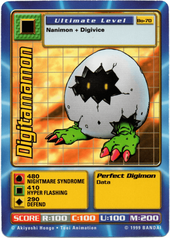 Digimon Digi-Battle Booster Set 2 Digitamamon - BO-70 Card Thumbnail