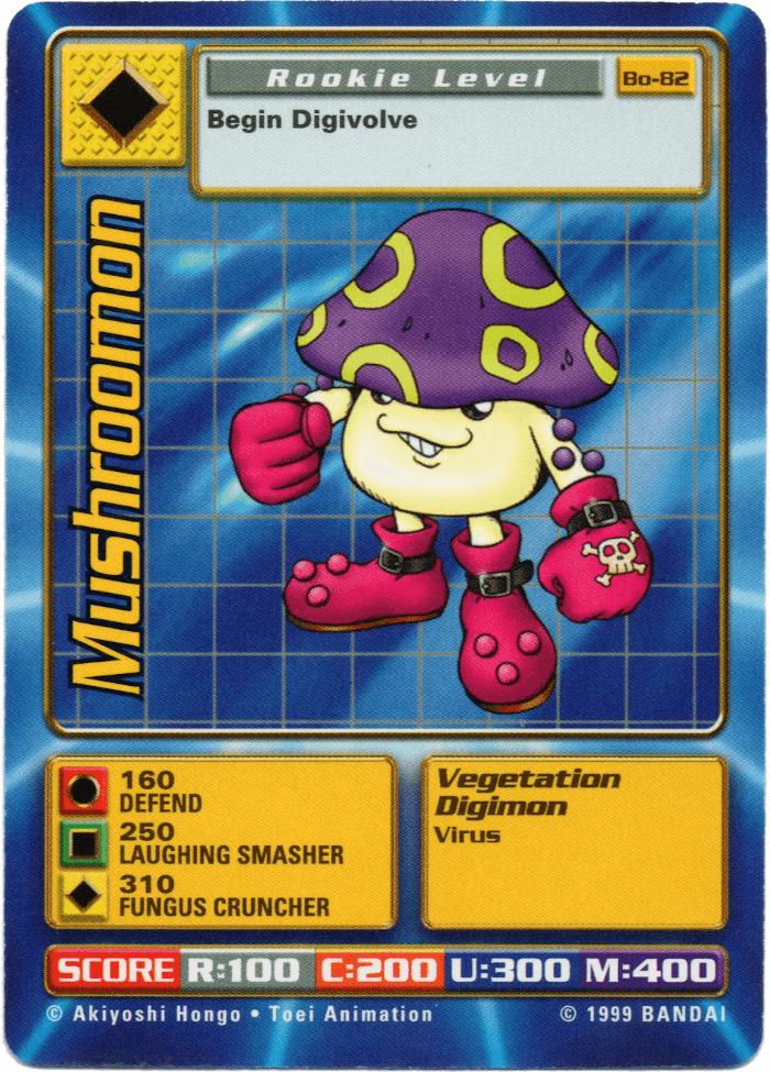Digimon Digi-Battle Booster Set 2 Mushroomon - BO-82 Card Thumbnail