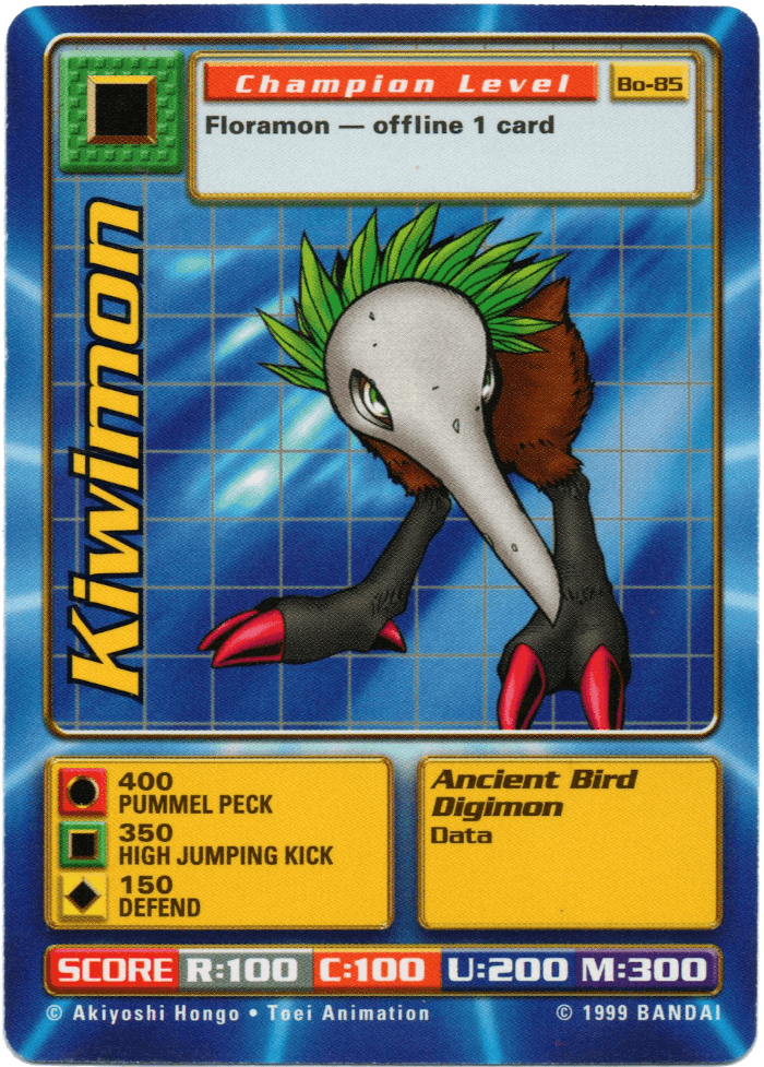 Digimon Digi-Battle Booster Set 2 Kiwimon - BO-85 Card Thumbnail