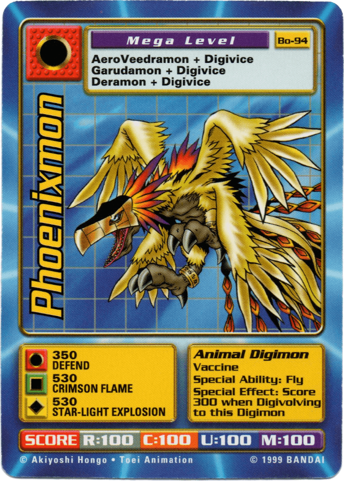 Digimon Digi-Battle Booster Set 2 Phoenixmon - BO-94 Card Thumbnail