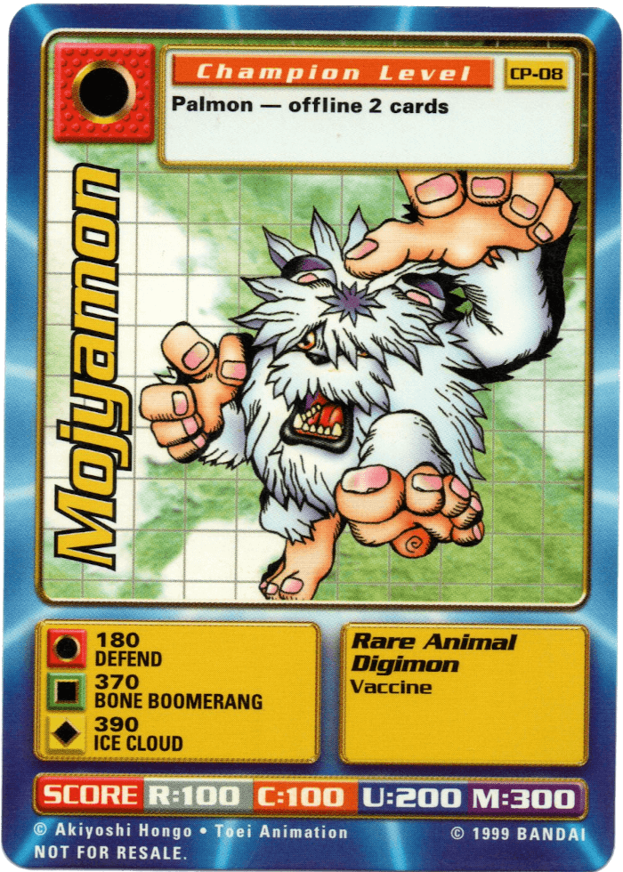 Digimon Digi-Battle Cereal Promo Mojyamon - CP-08 Card Thumbnail
