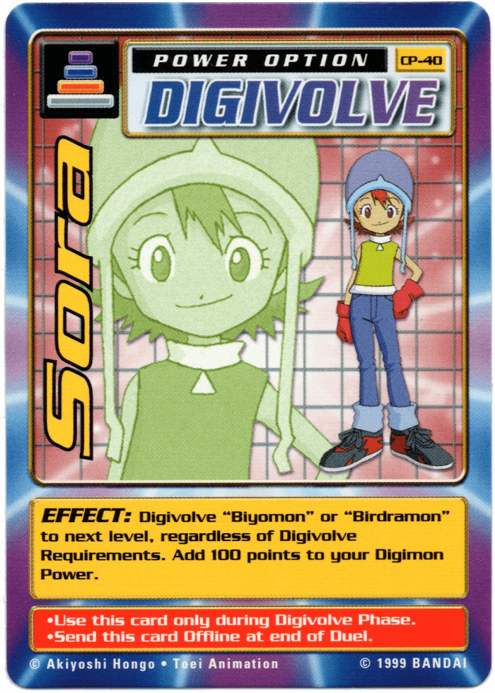 Digimon Digi-Battle Swedish Promo Sora - CP-40 Card Thumbnail