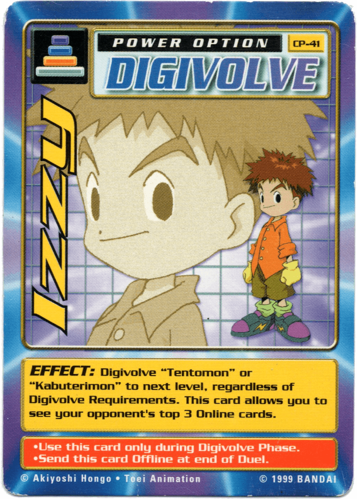 Digimon Digi-Battle Swedish Promo Izzy - CP-41 Card Thumbnail