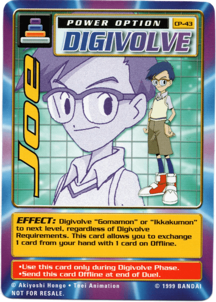 Digimon Digi-Battle Cereal Promo Joe - CP-43 Card Thumbnail