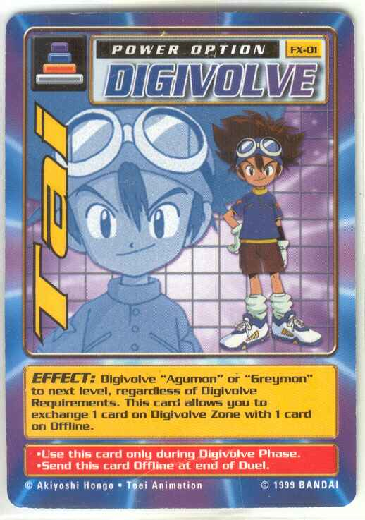 Digimon Digi-Battle Fox Kids Promo Tai - FX-01 Card Thumbnail