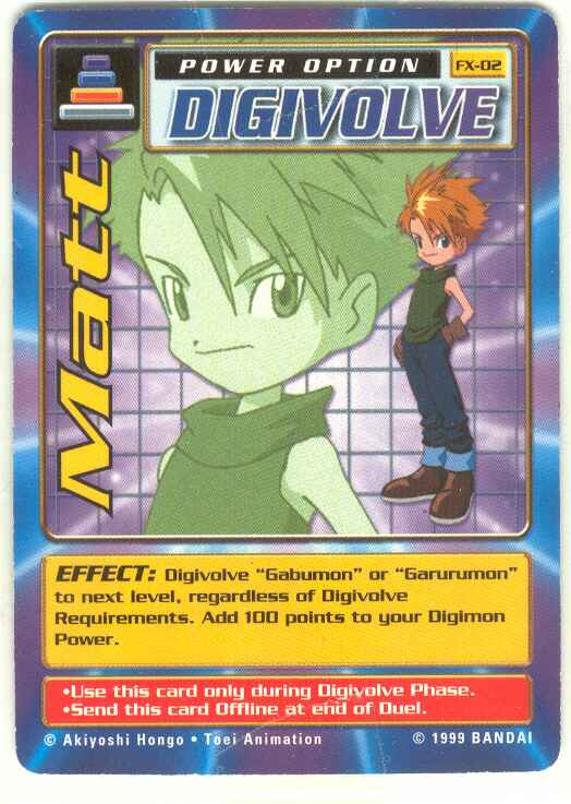 Digimon Digi-Battle Fox Kids Promo Matt - FX-02 Card Thumbnail