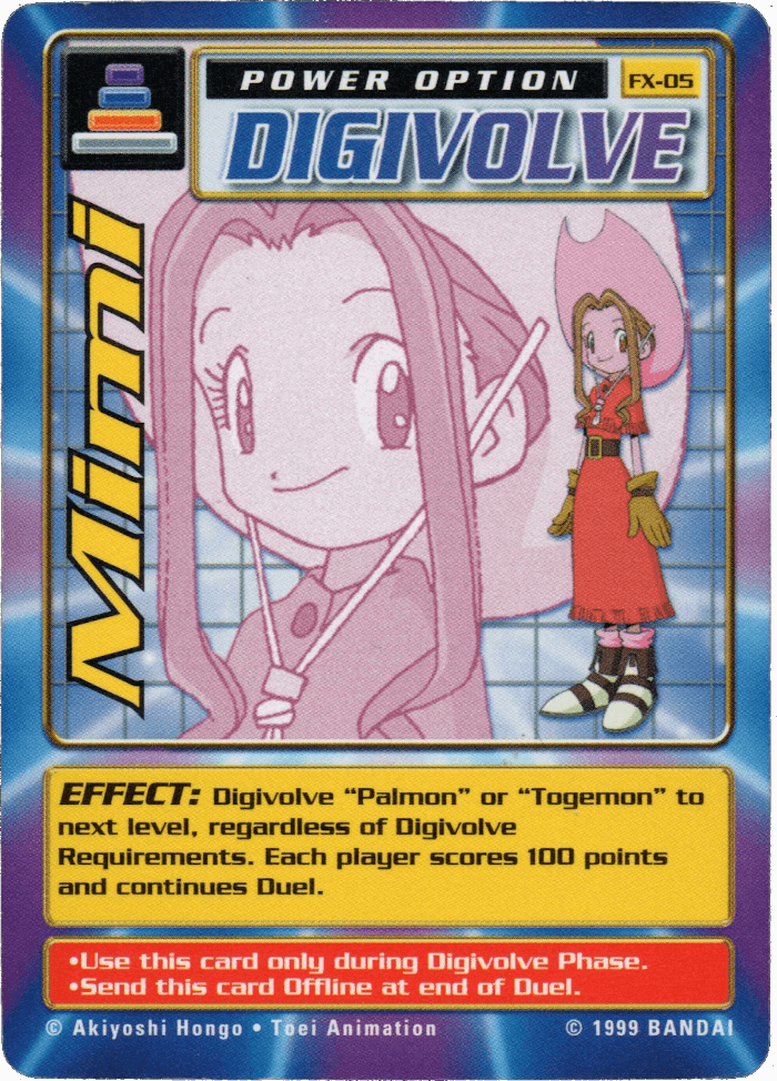 Digimon Digi-Battle Fox Kids Promo Mimi - FX-05 Card Thumbnail