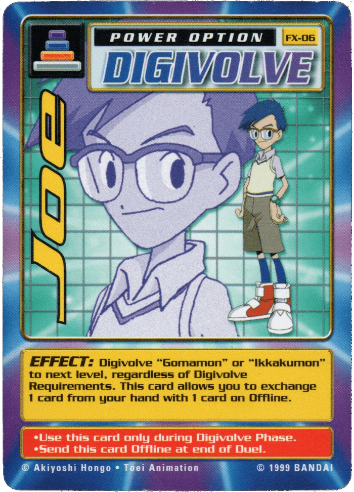 Digimon Digi-Battle Fox Kids Promo Joe - FX-06 Card Thumbnail