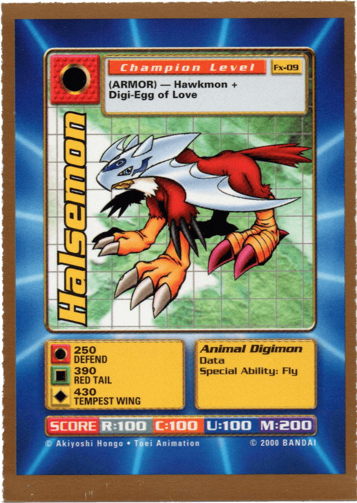 Digimon Digi-Battle Fox Kids Promo Halsemon - FX-09 Card Thumbnail