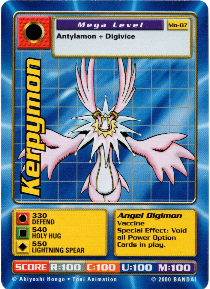 Digimon Digi-Battle Movie Promo Kerpymon - MO-07 Card Thumbnail