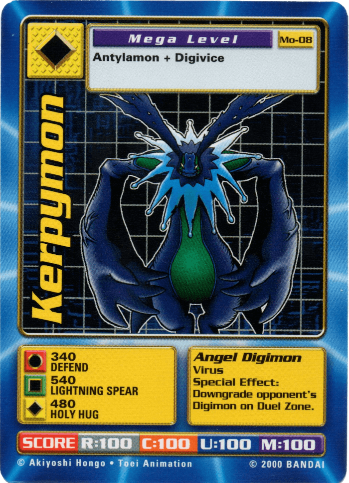 Digimon Digi-Battle Movie Promo Kerpymon - MO-08 Card Thumbnail