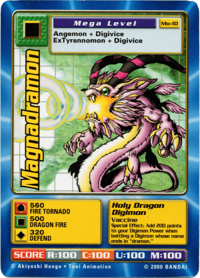 Digimon Digi-Battle Movie Promo Magnadramon - MO-10 Card Thumbnail