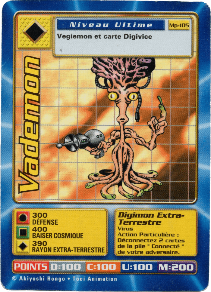 Digimon Digi-Battle French Mega Pack Vademon - MP-105 Card Thumbnail