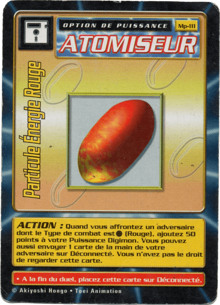 Digimon Digi-Battle French Mega Pack Red Energy Particle - MP-111 Card Thumbnail