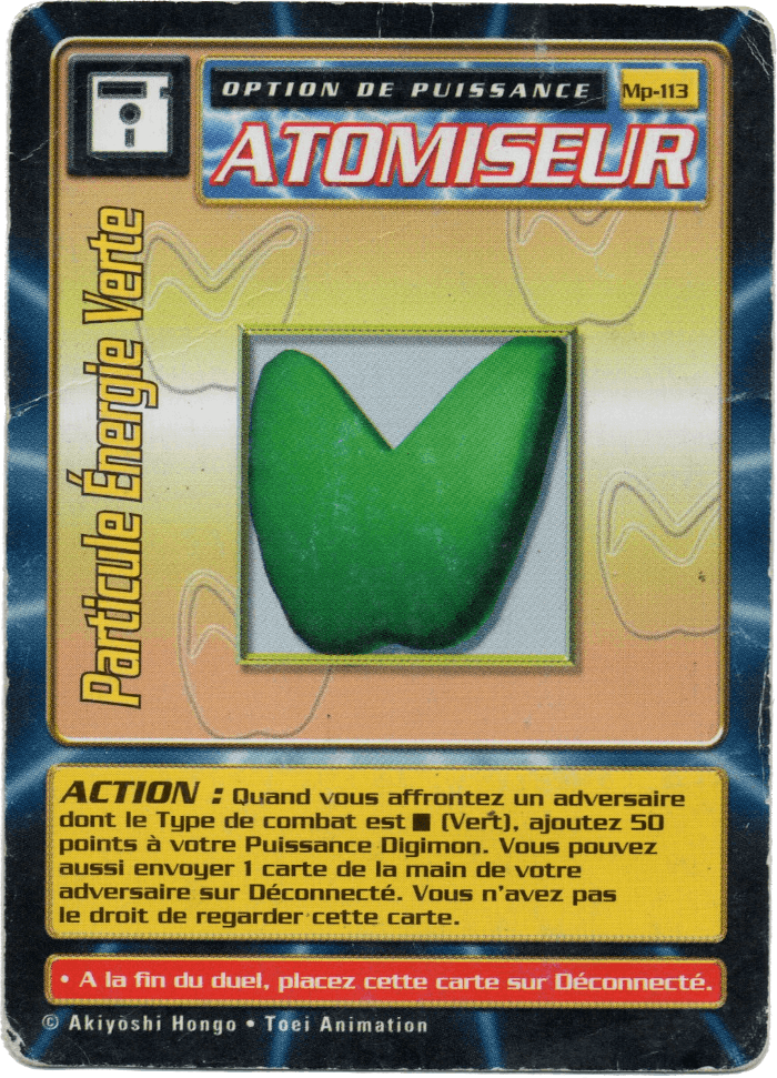 Digimon Digi-Battle French Mega Pack Green Energy Particle - MP-113 Card Thumbnail