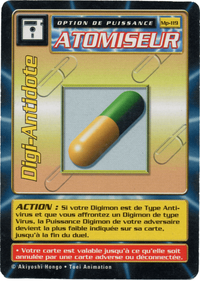 Digimon Digi-Battle French Mega Pack Digi-Antidote - MP-119 Card Thumbnail