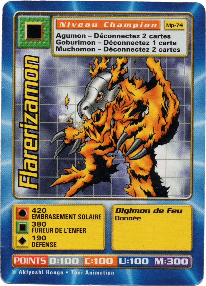 Digimon Digi-Battle French Mega Pack Flarerizamon - MP-74 Card Thumbnail