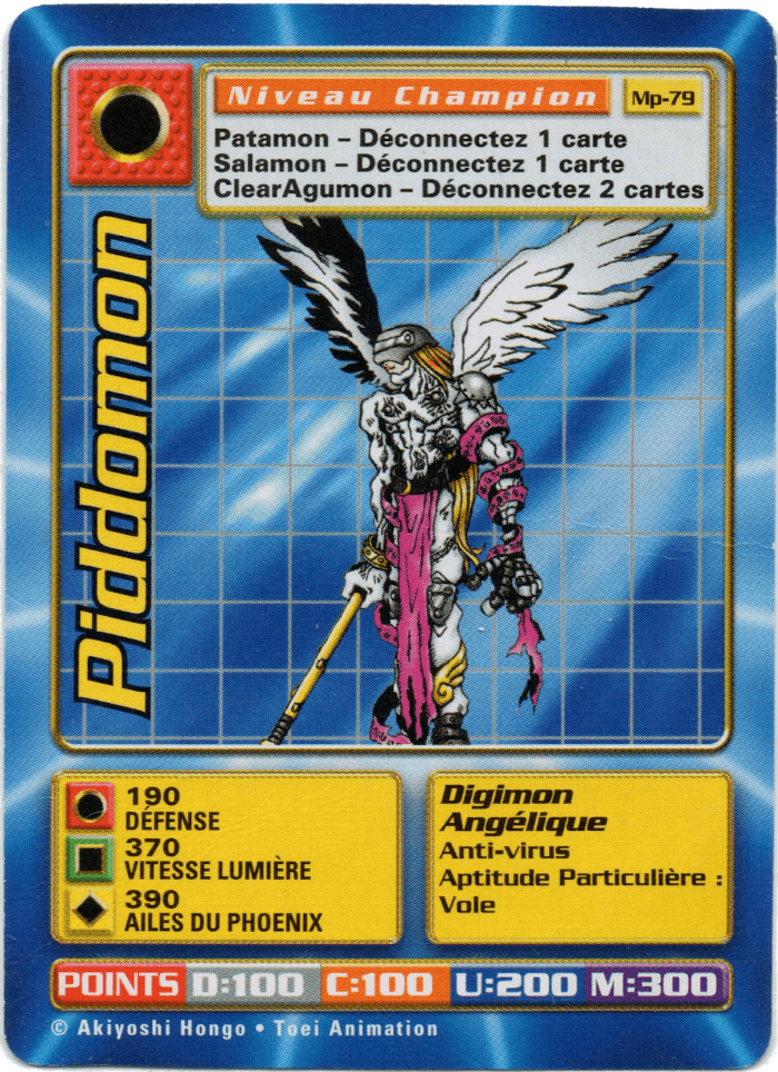 Digimon Digi-Battle French Mega Pack Piddomon - MP-79 Card Thumbnail