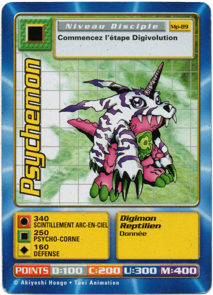 Digimon Digi-Battle French Mega Pack Psychemon - MP-89 Card Thumbnail