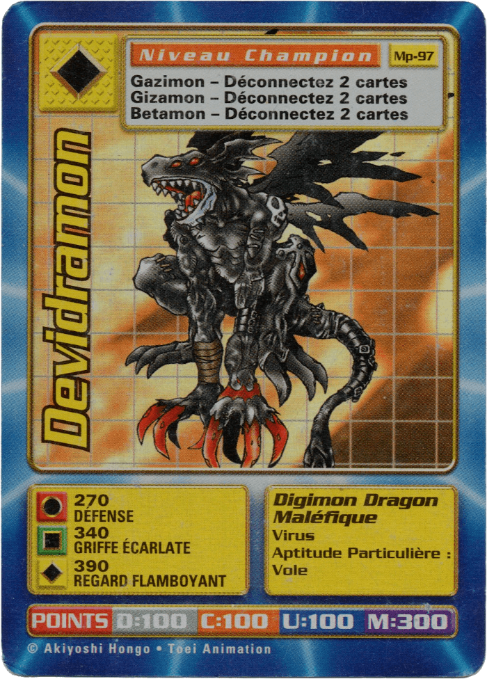Digimon Digi-Battle French Mega Pack Devidramon - MP-97 Card Thumbnail