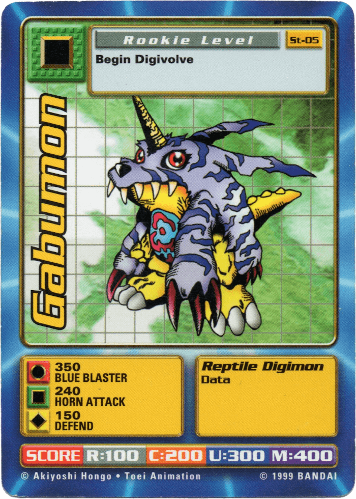 Digimon Digi-Battle Starter Set Gabumon - ST-05 Card Thumbnail