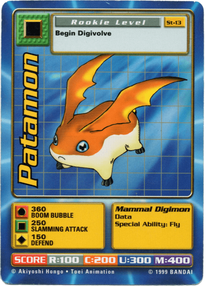 Digimon Digi-Battle Starter Set Patamon - ST-13 Card Thumbnail