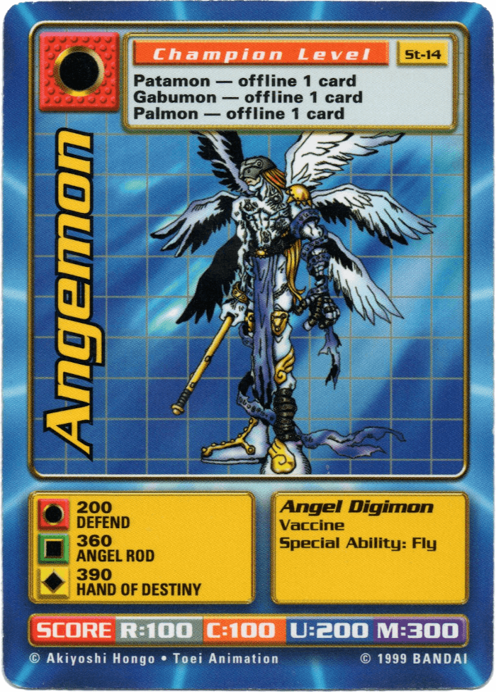 Digimon Digi-Battle Starter Set Angemon - ST-14 Card Thumbnail