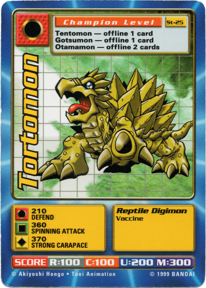Digimon Digi-Battle Starter Set Tortomon - ST-25 Card Thumbnail