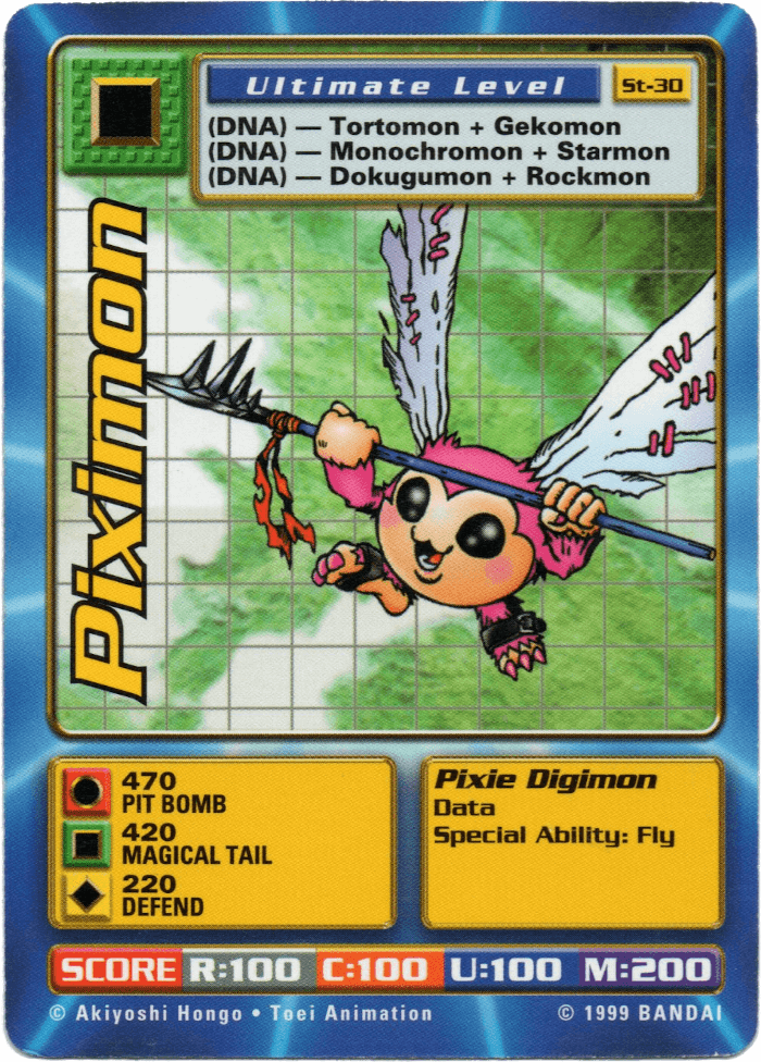 Digimon Digi-Battle Starter Set Piximon - ST-30 Card Thumbnail