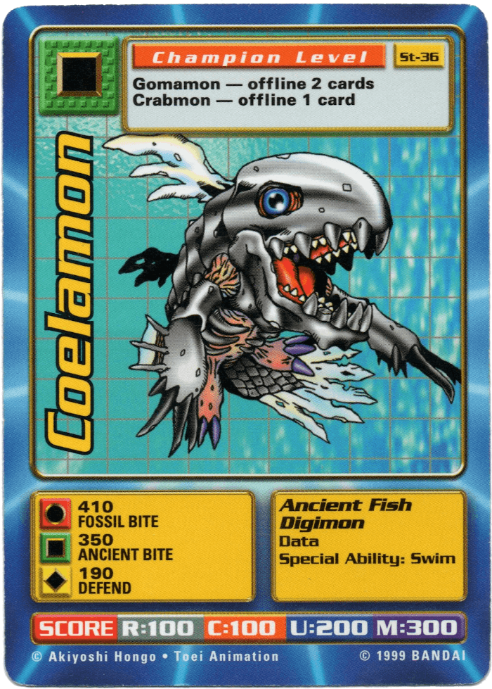 Digimon Digi-Battle Starter Set Coelamon - ST-36 Card Thumbnail