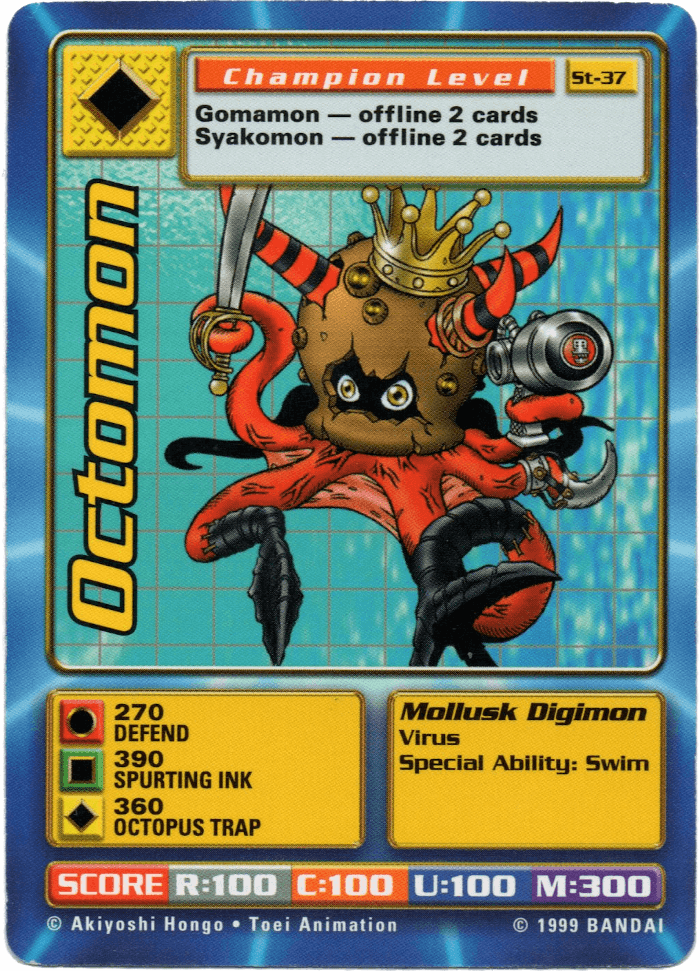 Digimon Digi-Battle Starter Set Octomon - ST-37 Card Thumbnail