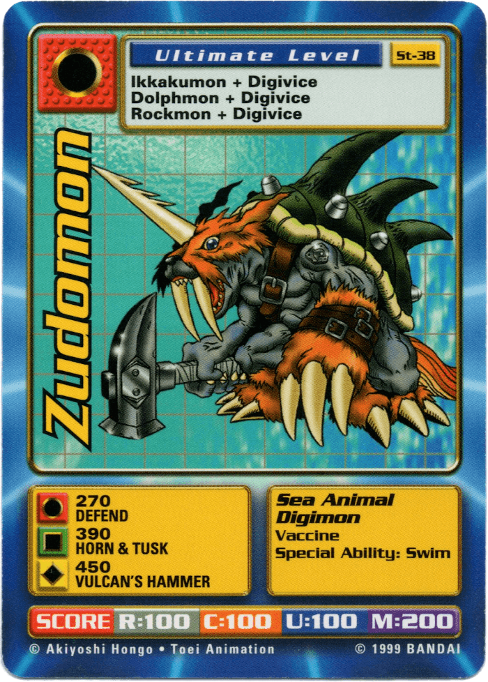 Digimon Digi-Battle Starter Set Zudomon - ST-38 Card Thumbnail